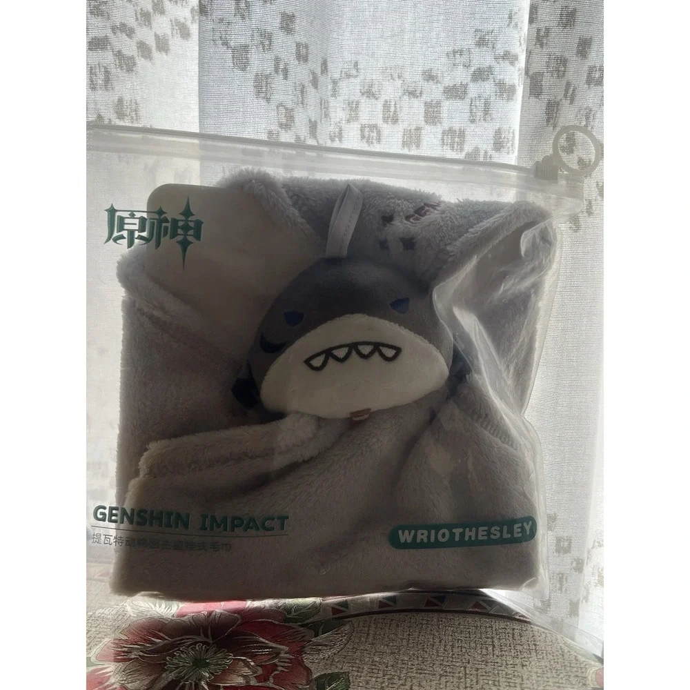 Genshin Impact Teyvat Zoo Hanging Towel Wriothesley Gray Face Towel New